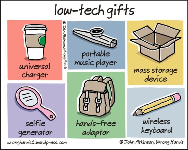 low tech gifts-john atkinson